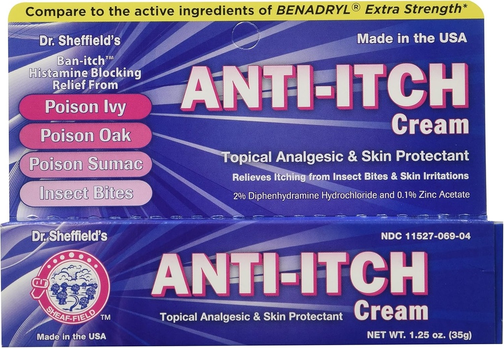 1.25 oz 与Histamine Blocker的抗石膏