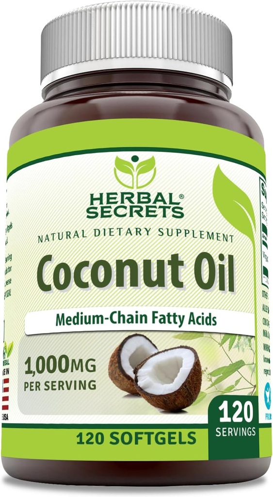 草药秘诀 椰子油 1000 Mg 120 软胶 补充 | Non-GMO | Gluten Free | |  USA  USA  USA  USA  USA  USA  USA  USA  USA  USA  USA  USA  USA
