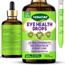 YESNATURE 眼球草科眼部健康滴滴 眼球草原救济和视力护理,超强眼部健康补充