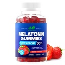 Melatonin 30 mg Gummys for adderns (60 services) - 最大强度睡眠支持 30 mg of Melatonin Per Gummy - Gluten - 无糖,非GMO,100%蔬菜,草莓Flavor - 60 Gummys