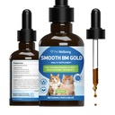 Petwelling Smooth BM Gold for Cats - Felines的温柔便秘救济 - 天然草药补充剂 2 oz (59 ml)