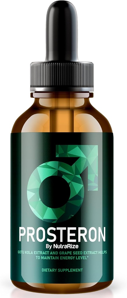 NutraRize Prosteron Drops,全自然前列腺健康补编,支持健康流通的维生素Premium,官方Prosteron公式审查(30种服务)