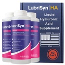 Lubrisyn Hyaluronic Acid 口服联合补编-人类液态HA公式-促进联合支助、流动、灵活性、水分和男女健康功能-原件3 x 11.5oz