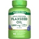 Nature's Truth Flaxseed Oil Softgels | 90 Counter | Cold 按下, Non-GMO & Gluten 免费补充