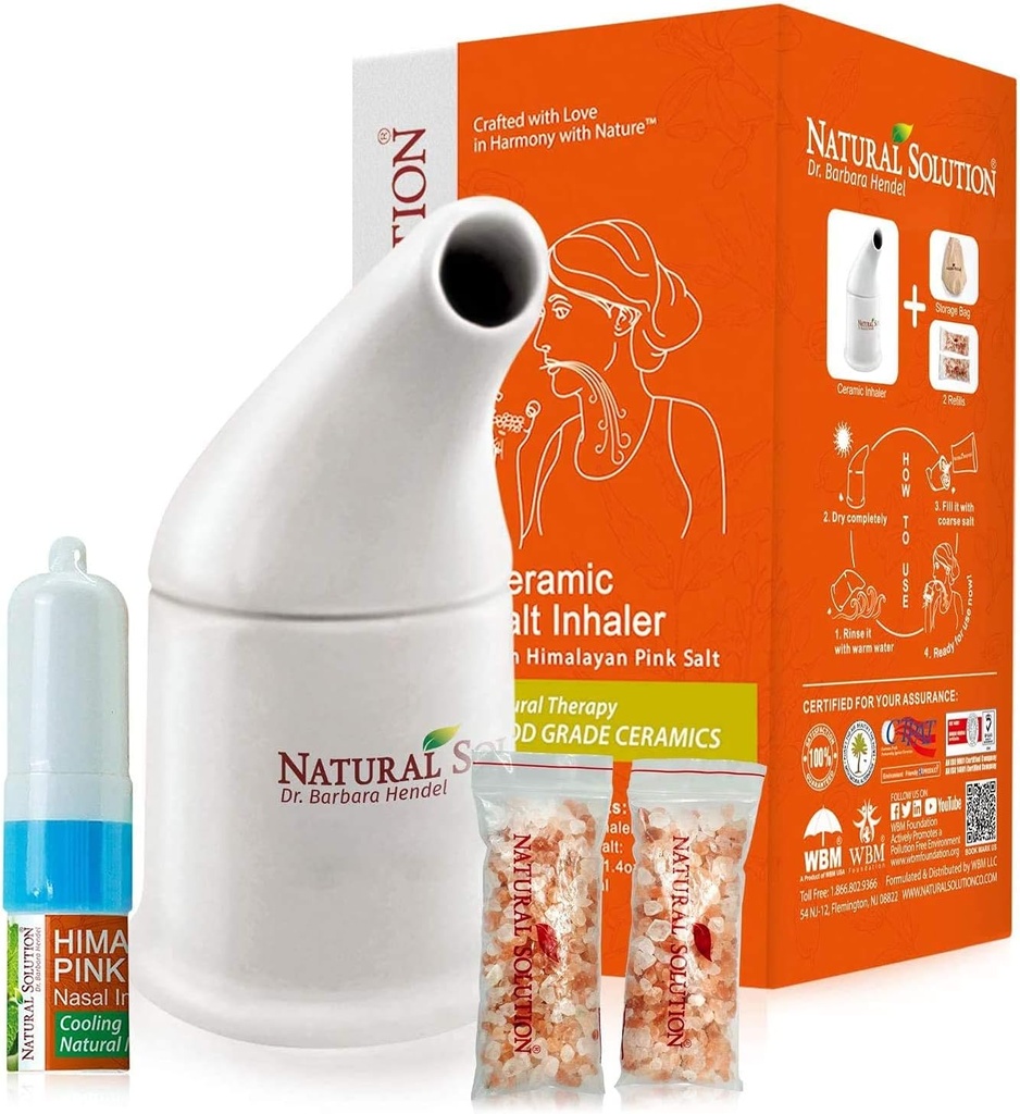 天然溶液 NS5061 盐吸入器,粉红色