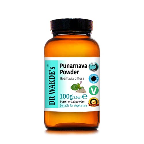 DR WAKDE的Punarnava粉(波尔哈维亚·迪夫萨) - 100g(3.5oz) - 纯净,Raw & Dried Powder - Ayurvedic Herb - Vegan - |
