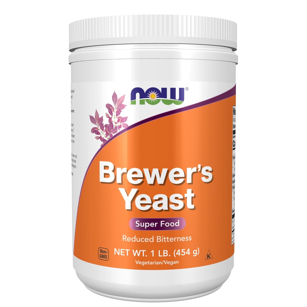 Now Foods Supplements, Brewer's Yeast Powder 自然产生的蛋白质和B类维生素, 1-Poun