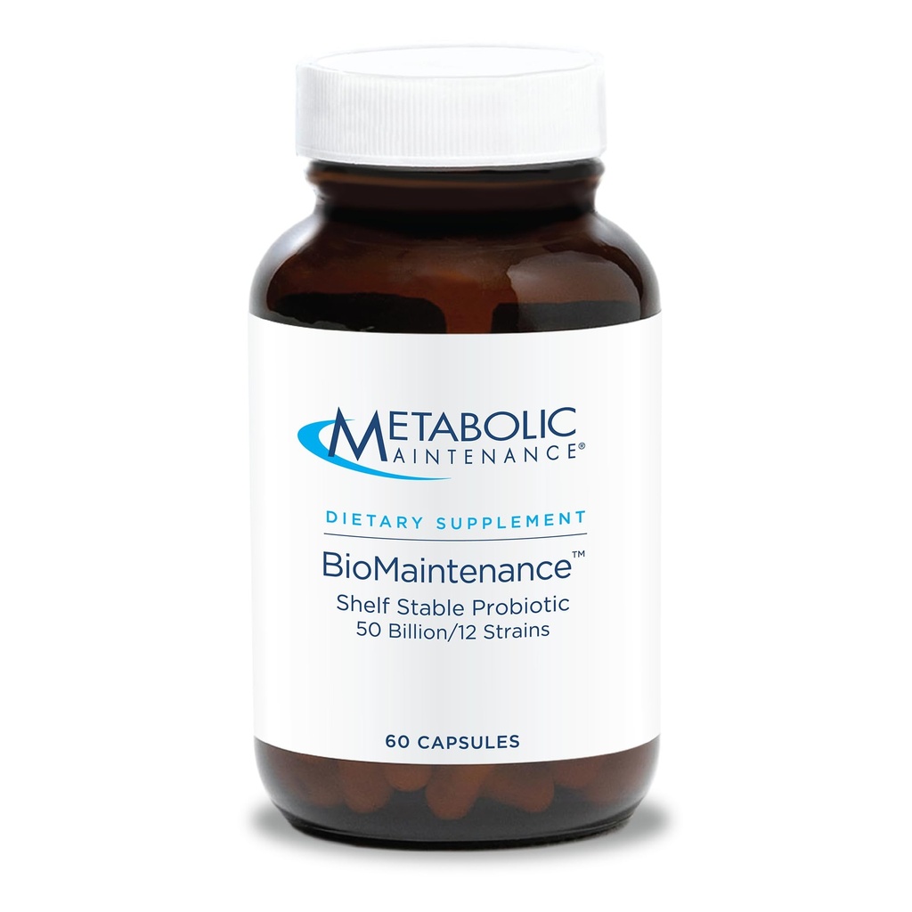 代谢维持生物保质架 稳定保质 - 50亿 CPU + 12 Strain Probiotic Gut 健康补充剂 - 含有乳酸op + 乳酸asser Gasseri(60 Capsules)