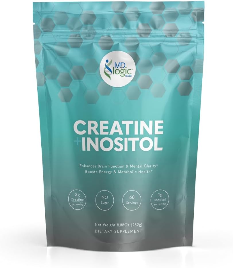 MD 逻辑健康 Creatine + Inositol 用于峰值性能和精神清晰度,不受欢迎 - 在纽约制造