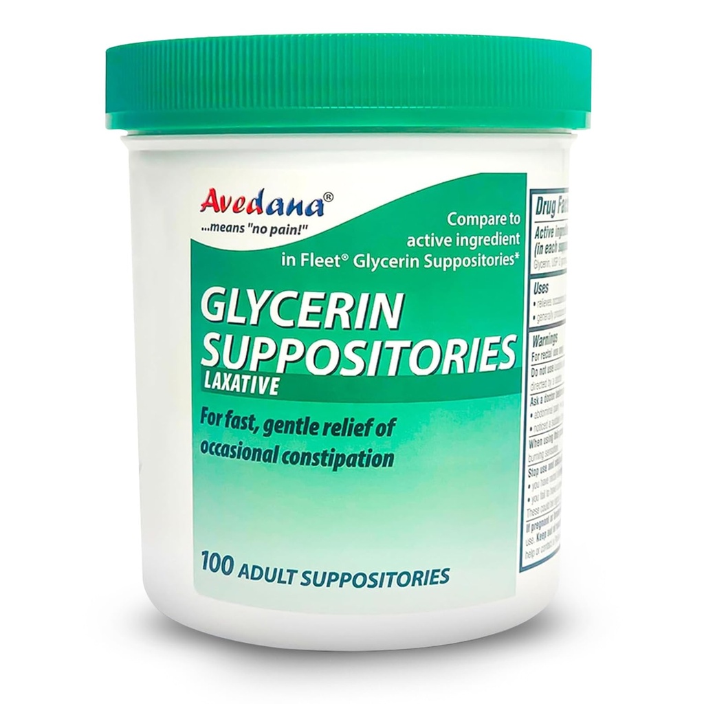 USP 2g Glycerin Laxatives Supitory – 100 成人大小 男男女女的Laxative Supitory – 便秘快速和轻便的救济 – 舒适的形状 成人用品