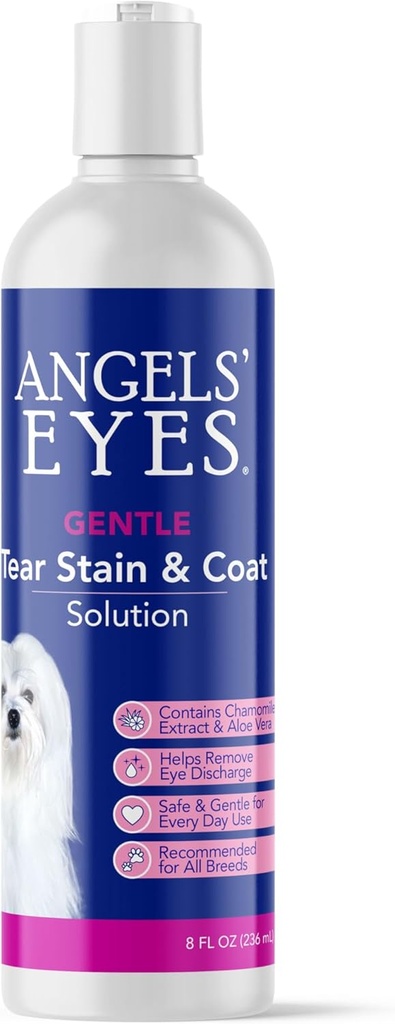 (原始内容存档于2018-09-26). ANGELS'EYES Gentle Dear Stain Solution for Dogs and Cats QQ 8 oz Solution for Eye Area and Face 移除放电,Dirt, Tear Stains, and Mucus.
