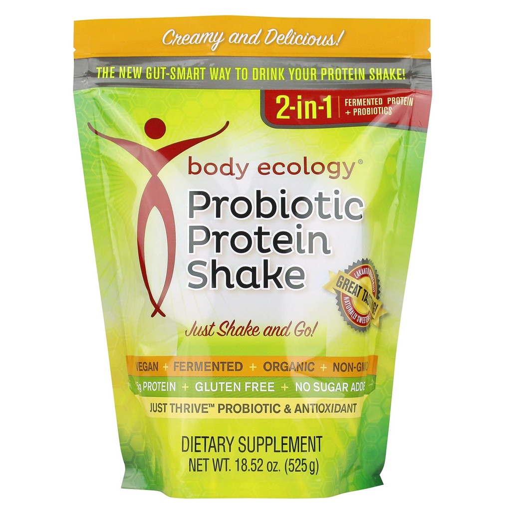 体生态学 蛋白质 摇摆 蛋白质 发酵 蛋白质 膳食 补充 | Non-GMO → Gluten Free → Soy Free → 无糖 添加 → 15 g of 蛋白质 → 蛋白质 粉末 → 耐药性 18.52 OZ