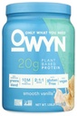 OWYN 仅需植物蛋白粉,平滑香草,1.05磅