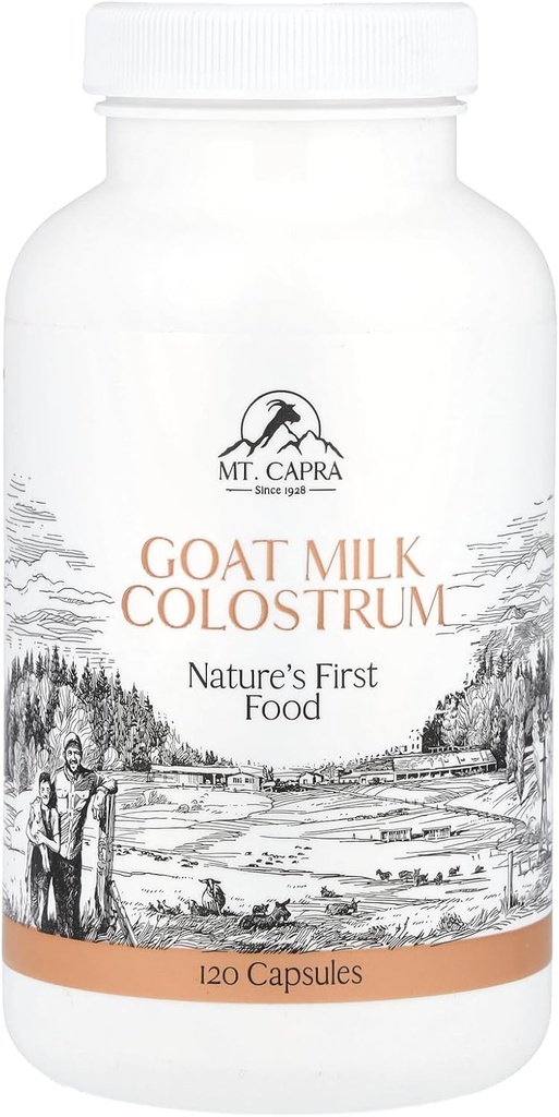 卡普拉·科洛斯特朗(Capra Colostrum) - 120 Capsules 作者:卡普拉山