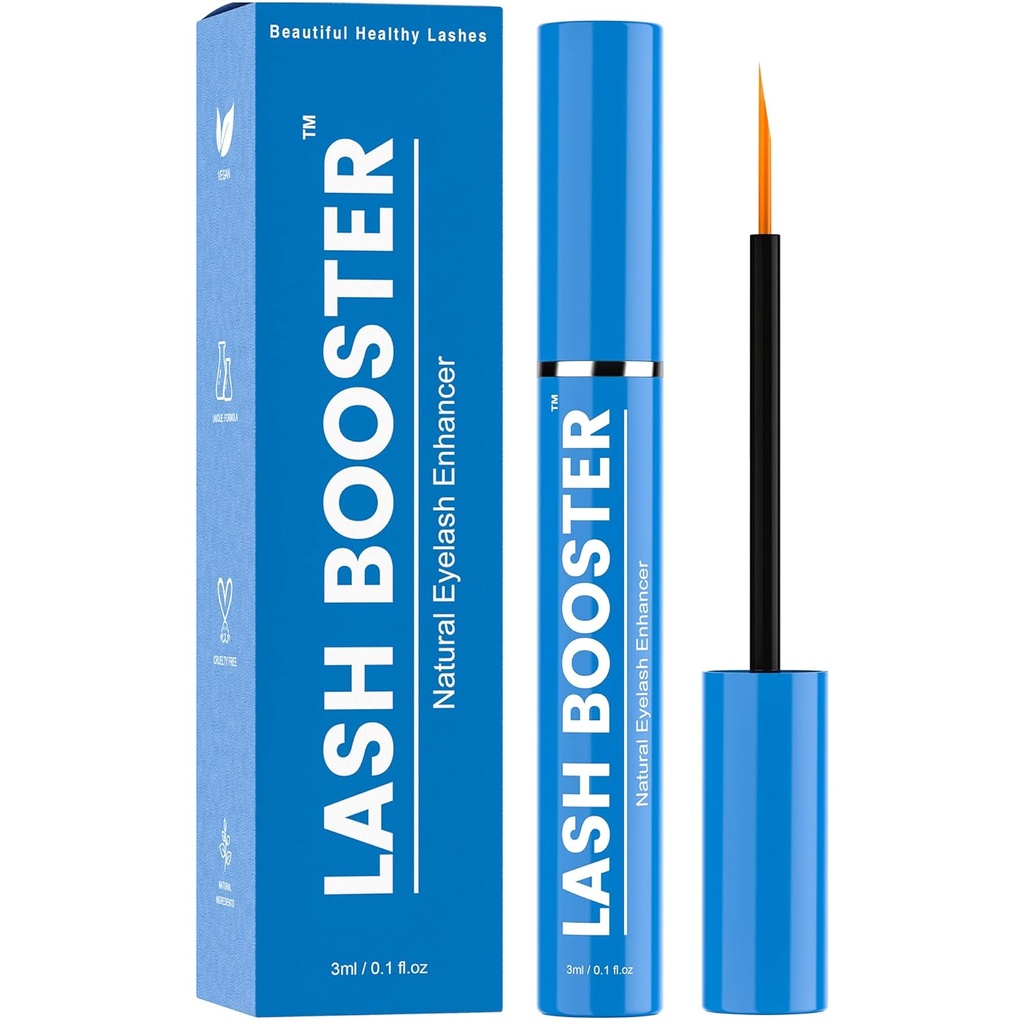 Lash 助推器 高级眼球生长液和眼球增强器 长长的美丽眼球和粗粗的眼球 自然地促进Fuller,Thicker, Longer, Lashes & Brows