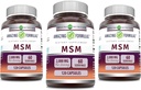 《神奇的方程式》MSM(甲基乙磺酰甲烷)补编 |2000 Mg Per service | | Capsules | Non-GMO | Gluten Free | | | |(3 Pack, 120 Counter)