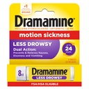 Dramamine 运动 疾病 减 昏暗 旅行 Vial, 多彩 8 计数