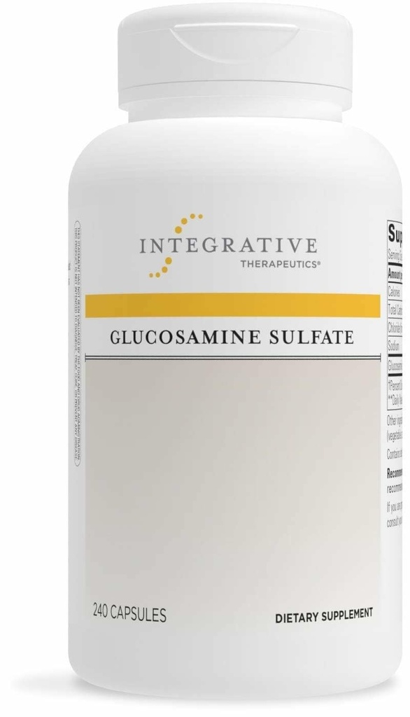 综合疗法 Glucosamine Sulfate - Cartilage Support Suppose * - 碳化物建筑区块 - Gluten-Free & Dairy-Free - 240 Capsules(80架)