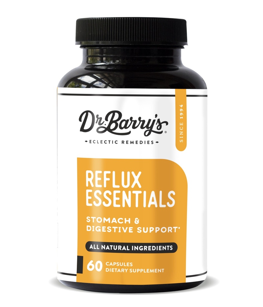 Barry博士的 Reflux 基本知识——对消化和胃部健康的自然支持,60 Capsules——30天供应(1)