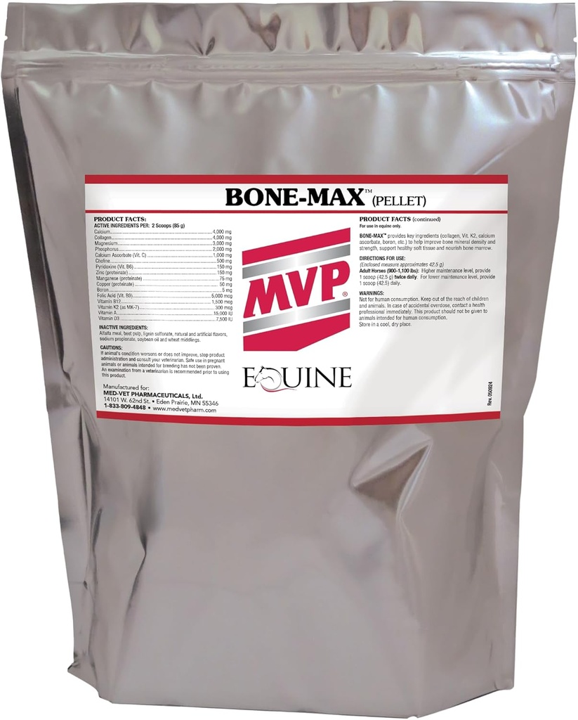 MVP Bone-Max 马骨健康与发展粉 - 性能和幼马的基本营养物(6lb)