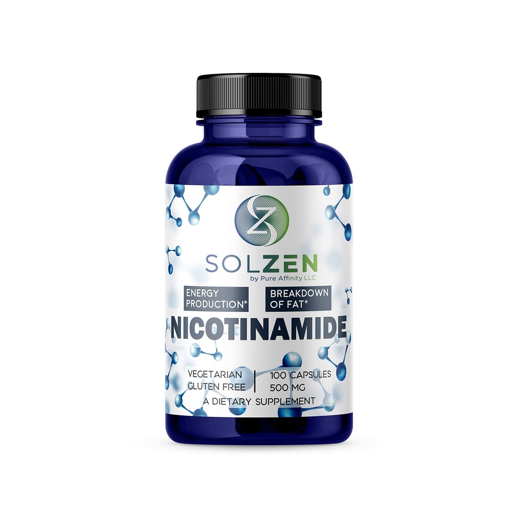 B3 Nicotinamide 500 mg 有效氟-无氟硝基. 能量助推器、细胞再生器、支持认知衰减、抗衰老和帮助破碎碳和脂肪(100个计数)