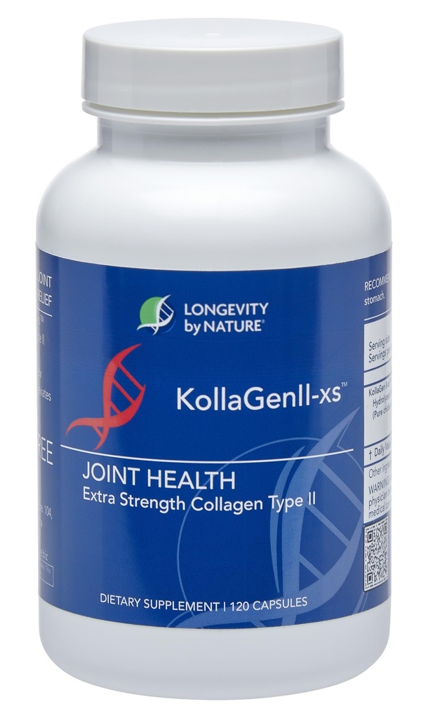 由Nature KollaGen II-xs-与Glucosamine和Chondroitin的Collagen,120 Capsules 饮食补充