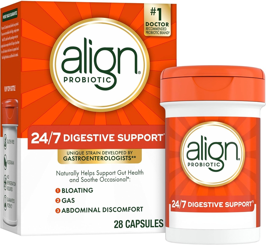 Align Probiotics,每日消化卫生的Probiotic 补编,28个胶囊,#1 胃肠科医生推荐的Probiotic(Package May Vary)