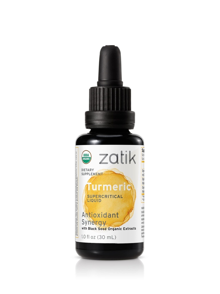 Zatik Naturals - 与黑种子有机CO2提取,抗氧化剂,冷压,未炼油,Vegan,Non-GMO,Organic,1.0 fl oz.