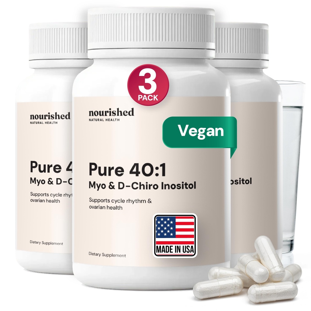 营养40:1 蛋白醇和D-Chiro Inositol -- -- 有生育力、皮肤健康或月经周期症状的妇女补充剂 -- -- 妇女的荷尔蒙平衡 -- -- 360卡普尔