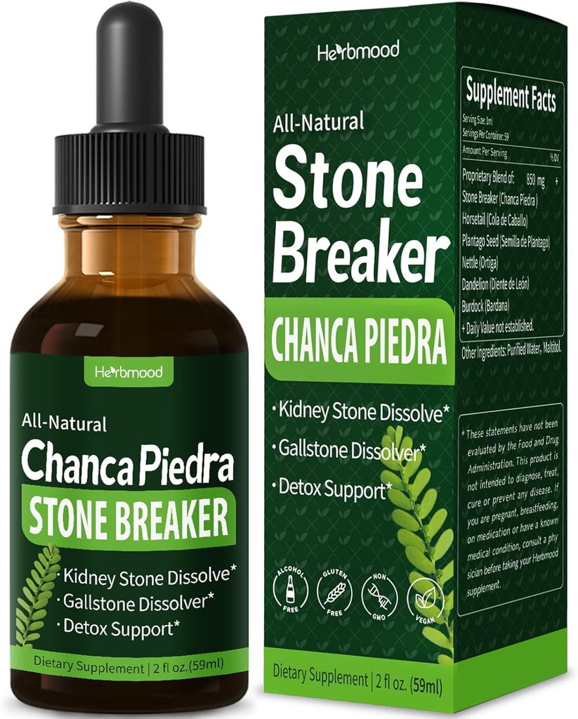 Chanca Piedra Stone破碎器为肾上腺石和Gallstone溶解剂,马尾抽取肾上腺清洁解毒和修理,Gotas de Cola de Cabalo y Chancapiedra para Los Riñones。