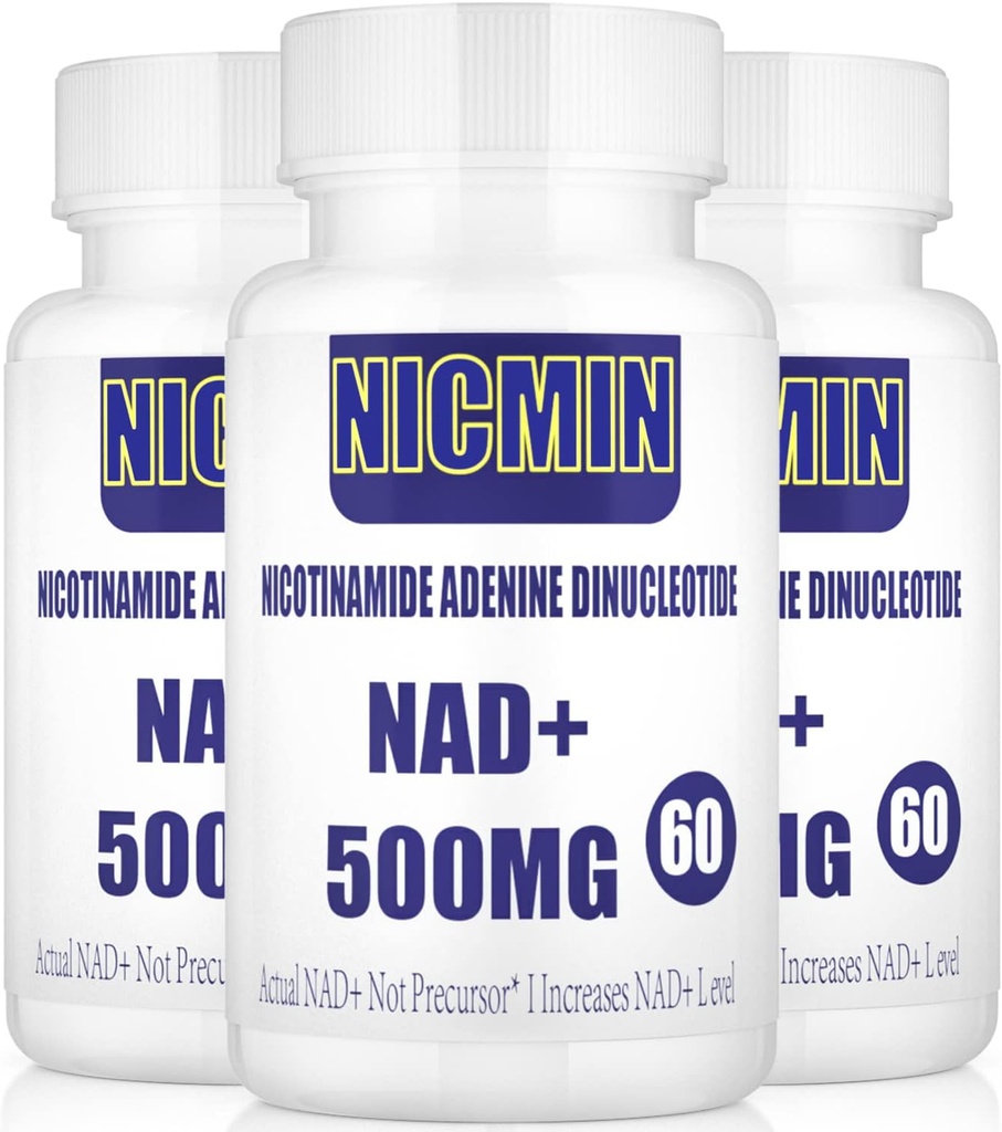 Liposomal NAD+ 500 mg 与 TMG 300mg, 实际NAD+ 补充(非前体) 效率更高的 than NMN, Nicotinamide Riboside 细胞能量、健康衰老和肌肉修复 180 Capsules