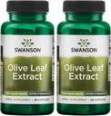 Swanson 橄榄叶提取片,含20% Oleuropein - (60 Capsules,每件750毫克) 2 包装