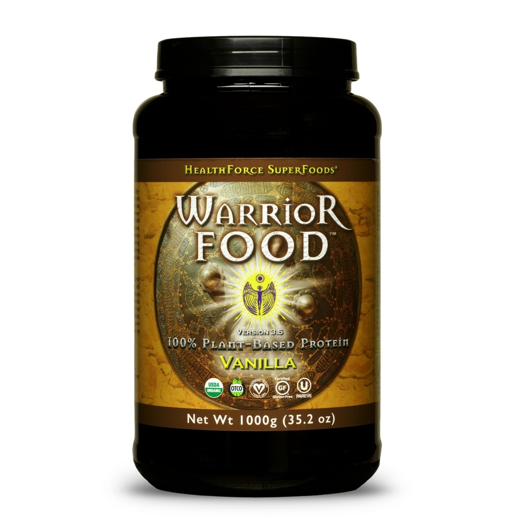健康食品 超级动物战士食品 普罗蒂安粉 - 香草香草 - 1000格拉姆