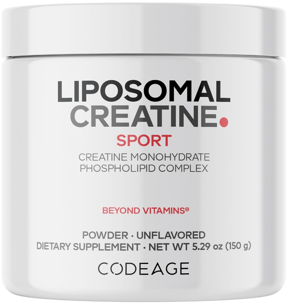 编码 Liposomal Creatine Powder 补充品,纯 Creatine Monohydrate 5000mg, 工作前和工作后 - 不受欢迎的Creatine,微营养化 Creatine Powder - 体育用的Creatinine - 30个服务对象