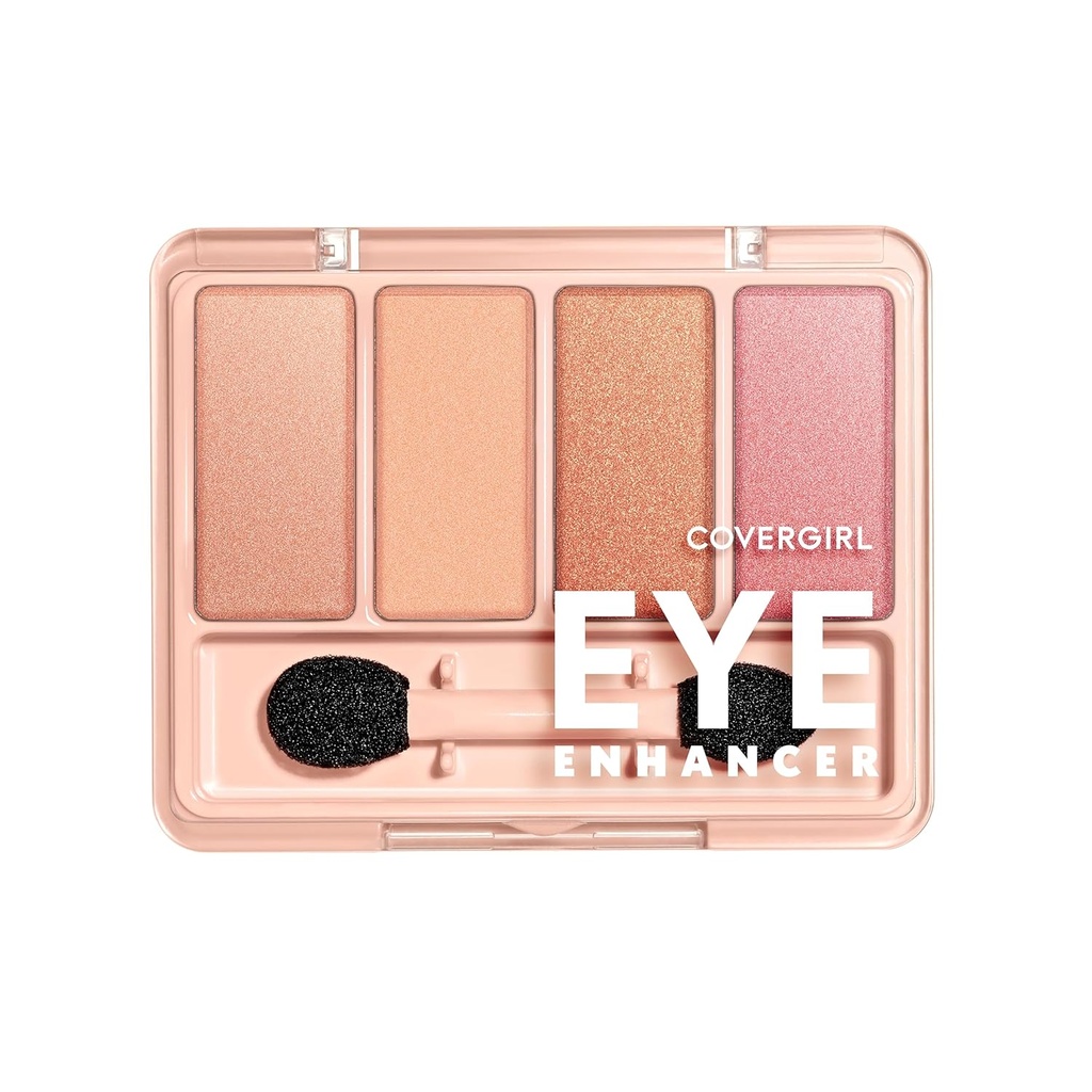 COVERGIRL 眼睛增强器 贝利尼·斯普里茨 眼罩四角形 易穿 清洁和维冈 免塔尔克 玛特和闪电完成器 Smodge-Proof, 0.19oz