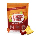 FocusFuel Energy Chews – 水果冲压Flavor (15 services) – 100mg Cafeine + L- Theanine + B12, 镁 – Boost Focus & Energy – 没有崩溃或Jiters