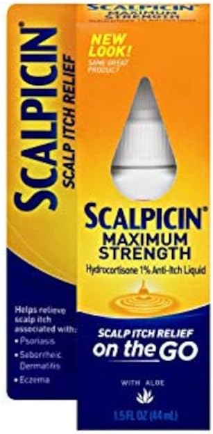 Scalpicin Scalp Ich Relief, 1.5 f Oz. 最大强度