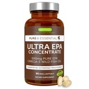Igennus Ultra Pure Omega-3 EPA 500mg, 高度集中的IFOS认证野生鱼油,高级rTG Triglyceride Form, Non-GMO, 90 小软胶