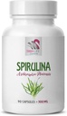 螺旋藻蓝 - 能量位点 螺旋藻氯草药片 - SPIRUILINA 500MG - 螺旋藻和氯草粉有机,螺旋藻草药补充,有机免疫支持补充,螺旋藻1B