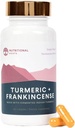 营养根-印度图尔克+Frankincense-含95%的Crucuminoids、Crucumin Longa、Boswellia Serrata和Black Pepper-支持联合保健-饮食补充-1个月供应-60卡普尔