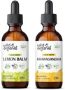 野生和有机柠檬薄荷丁香 2 fl oz & Ashwagandha 2 fl oz