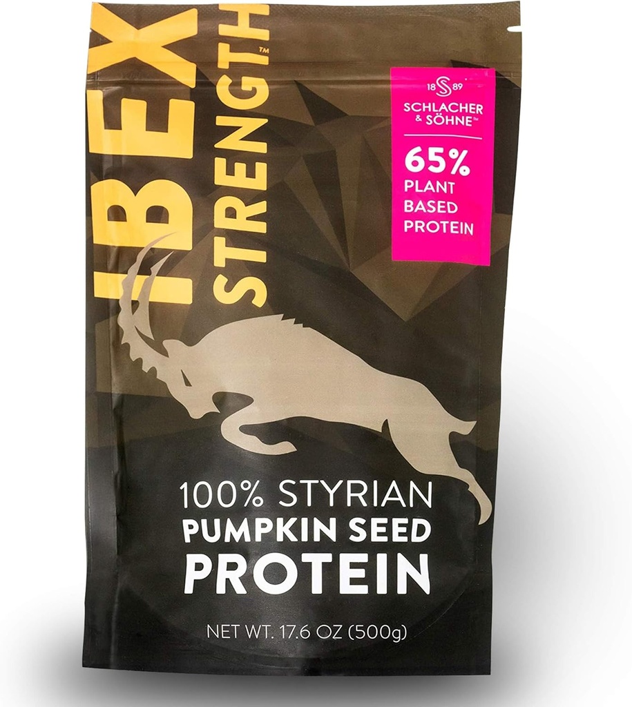 Schlacher & Söhne Styrian 南瓜种子蛋白粉:100%纯、植物蛋白、非转基因、Gluten Free、Vegan、No Additives、Boost的免疫系统、改进文摘,奥地利制造 17.6 OZ