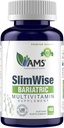 美国医学与科学 SlimWise Bariariatric 多维他明 — 180卡普莱特 — — 2-Month 供应 — — 后胃辅助 & 袖珍支持 — — — 铁, B12, 维生素D3, Folate — — 容易吞咽的巴里亚特里克维生素