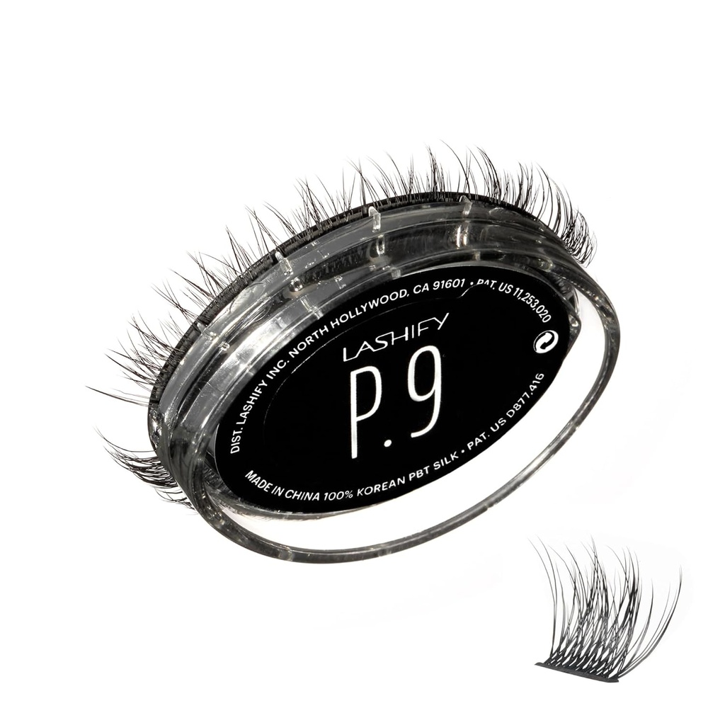 Lashify Plushy 9mm Gossamer Lashes in Black, 方便的DIY False Lashes for a Volumous Yet Still Natural Look(英语:Lashy Plushy 9mm Gossamer Lashes in Black, 方便的DIY False Lashes 用于一个挥发但自然的Lashes