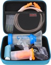 Elonbo 携带 Nebulier 替换部件 Kits/Asthma Inhaler/Inhalier Spacer Masks/Nebulier Tubing Moothpec 辅助设备替换设备,手持 Inhalier Nebulier 包(仅案件)