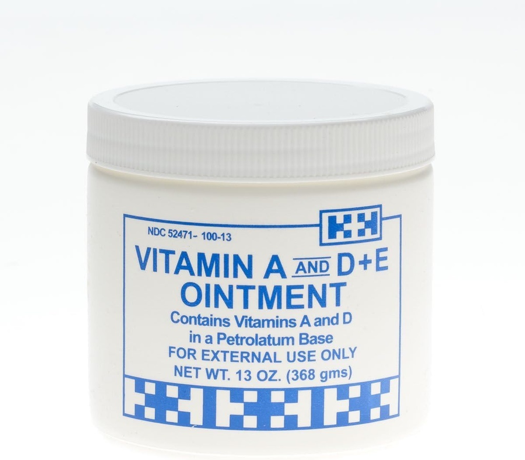 Gentell GEN-23450 维生素A&D + E Ointment 13 oz. Jar (Pack of 4).
