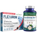 纯度产品包- Flexuron 联合公式 + EverStrong 蓝片 - 强力 + 弹性功率 Pack Flexuron (Krill Oil, Hyaluronic Acid + Astaxanthin) - EverStrong Blue (Muscle 矩阵)