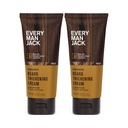 (原始内容存档于2017-07-21). Every Man Jack Beard Thicking Cream - 强化型,Thichens, Nourishes Beard - 轻桑达尔伍德·森特 - 由生物素,维生素B6,大豆蛋白等天然衍生物制成 - 2.8oz - 2 Pack