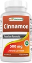Best Naturals Cinnamon 500 mg 250 capsules (250 count (pack of 1)) 最佳自然素 肉桂500 mg 250 mg 250 capsules (250 count (pack of 1)) 最佳自然素 最佳自然素 最佳自然素 最佳自然素 最佳自然素 肉桂500 mg 250 mg