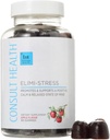 咨询健康 - ELIMI-Stress Vegen Gummys - 压力救济补充 - 减少Fatigue - 天然苹果 Flavor - Ashwagandha Root & Leaf 提取 - 数字提取 - 咖啡因免费 - 60 计数